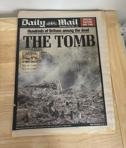 Daily mail newspaper 11 - mail, 9/11