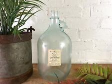 Vintage French Moulded Glass Demijohn Carboy Wine Bottle Vessel Vase