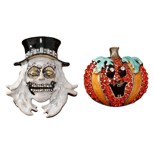 Festive halloween brooch - halloween,