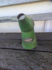 Vintage Halfords Green Oil Can