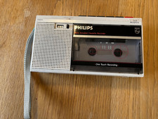 philips tape recorder one touch recording voice activated recorder