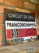 Spa Francorchamps  Sign Rusty