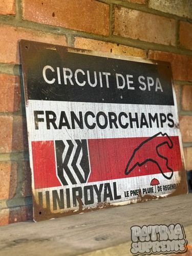Spa francorchamps sign rusty - spa,
