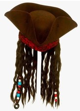 WICKED Mens pirate hat and