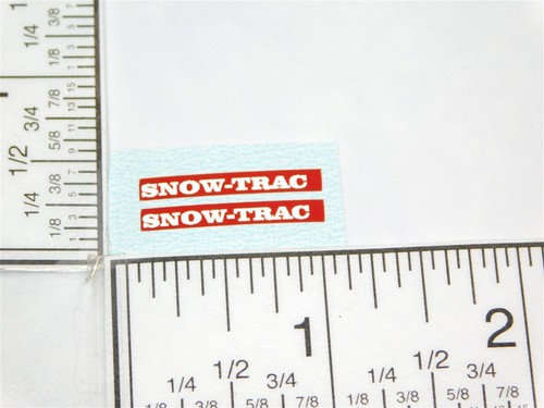 Matchbox 35b snow trac - snow-trac, sticker