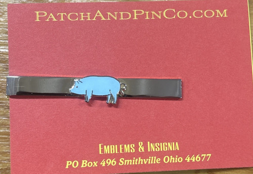 Light blue pig gold - blue, tie