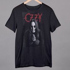 Ozzy Prayer Black T shirt Rock Metal Music Small to 4XL Fast postage