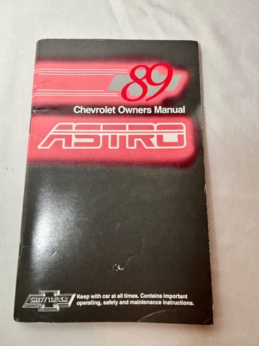 1989 oem chevrolet astro - 89,