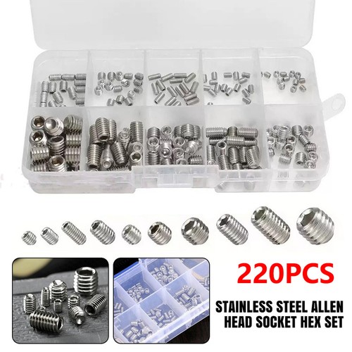 220pcs steel allen head - allen, socket