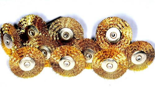 10pcs 25mm brass wire wheel - 25mm,