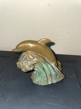 Bronze Dolphin Statue