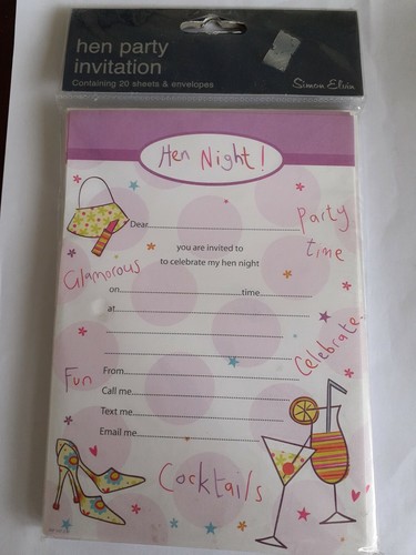 Hen party invitations 20 - invitations, ......20