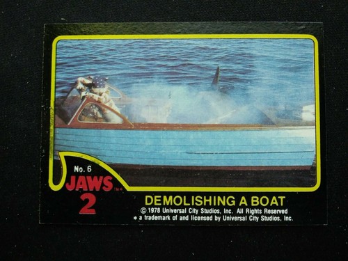 1978 topps jaws - jaws, 6