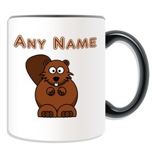 Personalised Gift Beaver Mug