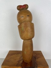 Vintage Japanese Sosaku Kokeshi 25cm By Shibata Kazue 1960/70 Very Rare