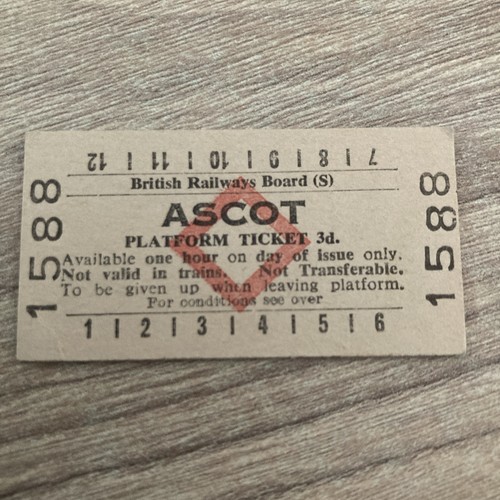 Platform ticket - platform.,