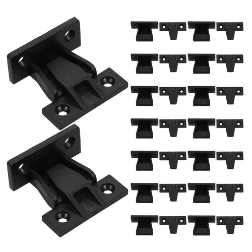 Black plastic roman column - black,