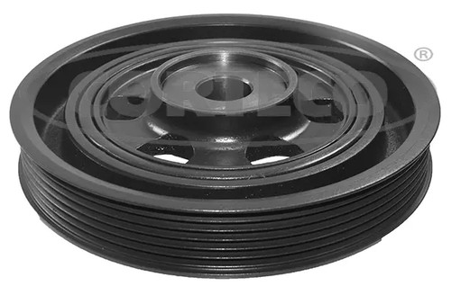 Belt pulley crankshaft - belt, fits