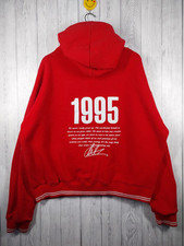 Childish TGF Bro Turbo 1995 Red Oversized Retro Hoodie XXL 2XL Rare Size Hoody