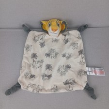 Primark Disney Lion King Simba Beige Baby Comforter Soother Blankie Soft Toy Dou
