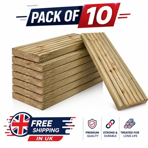 Treated decking boards - decking, 10