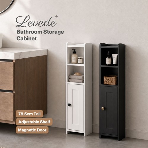 Levede bathroom cabinet slim - levede,