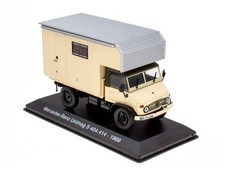 Mercedes Unimog 1969 camper RV diecast model car Hachette 1:43