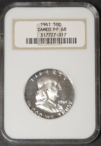 1961 franklin half dollar - half, dollar,
