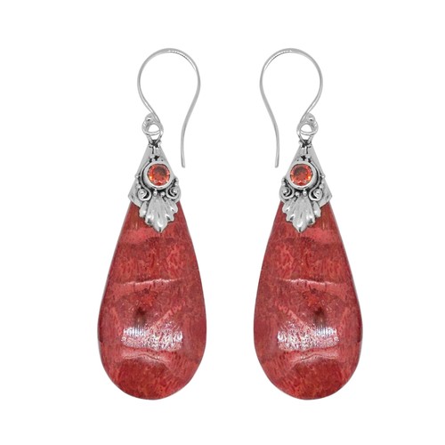 Handcrafted red sponge coral - sponge,