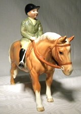 BESWICK  BOY ON A PALOMINO PONY  1500