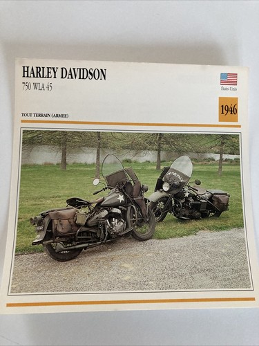 Harley davidson 750 wla - harley,