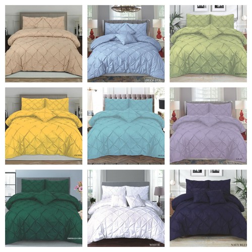 Pintuck duvet set top - duvet,