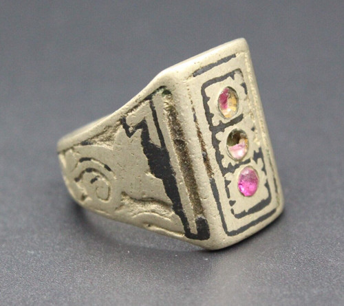 Afghan alpaka tribal ring - afghan,