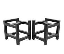 Hi-Fi Racks Fortis 100 Speaker Stands; used Black Pair with boxes