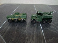 2 x Matchbox Army Vehicles ( Scammell Breakdown Truck / Saracen )