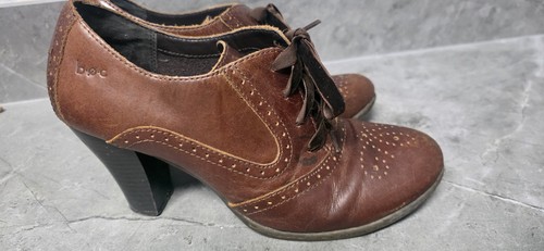 Brown leather oxford - b.o.c,