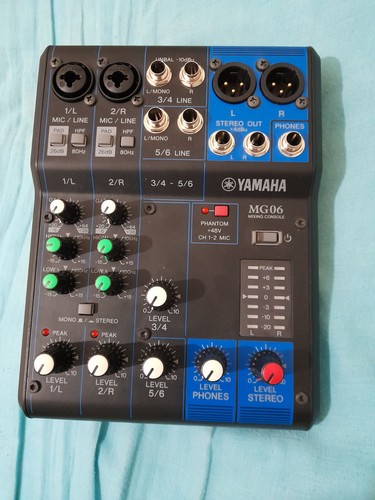Yamaha mg06 channels - yamaha, analog
