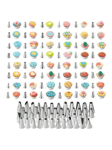 48pcs stainless steel icing - 48pcs,