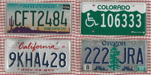 Set american license - set, 4