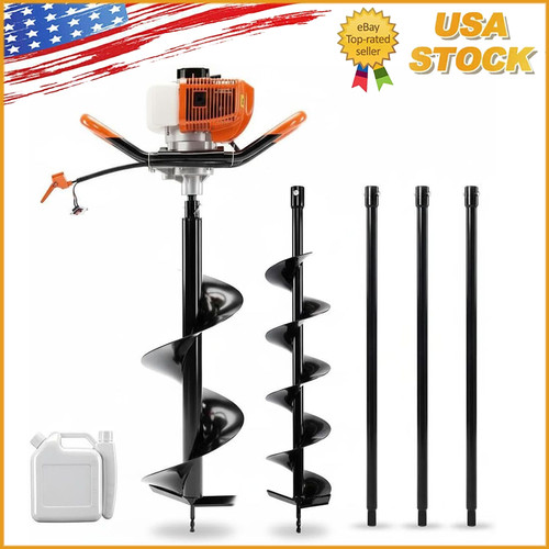 52cc stroke post hole digger - 2-stroke,
