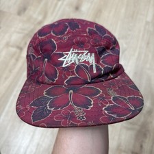 Vintage Stussy Cap Hat, Floral