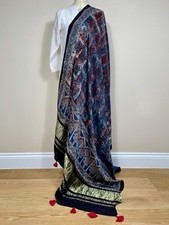 Blue Handcrafted Natural Dyed