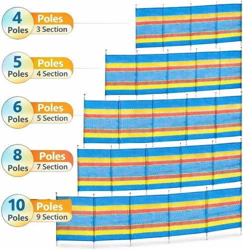 Pole multi colored - 10,