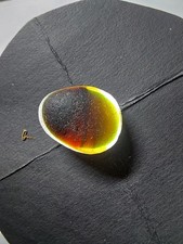 Green,yellow,red,orange Seaham Seaglass Multi 18x15mm. Perfect Bubble