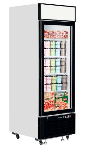 New upright single glass door - upright,