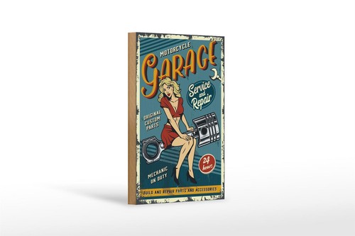 Wooden sign retro 12x18 - , cm