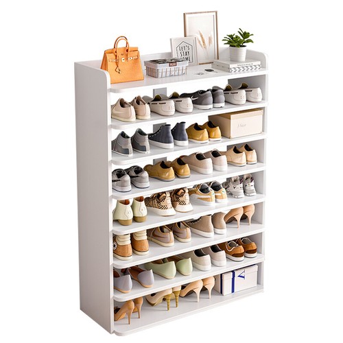 Wooden shoe rack tall storage - shoe,