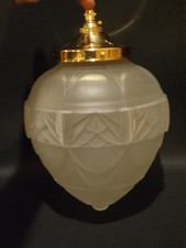 Antique Art Deco glass ceiling