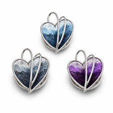 Magnetic heart brooch scarf - heart,