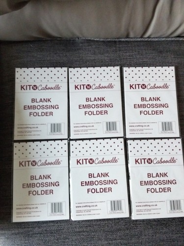 Blank embossing folders 6 - folders,